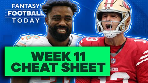 fantasy week 11|week 11 fantasy lineup.